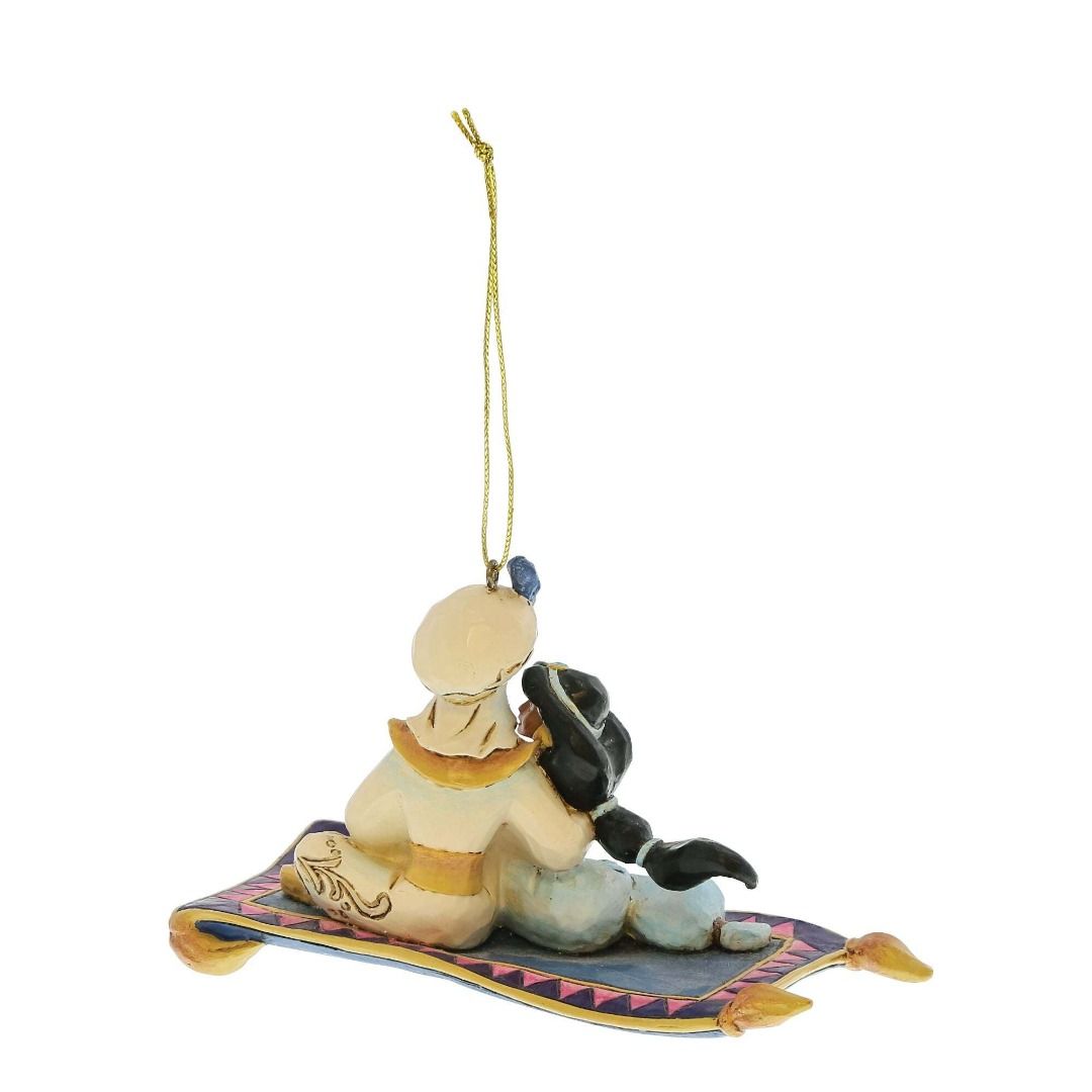 DISNEY TRADITIONS Jasmine e Aladdin Ornamento
