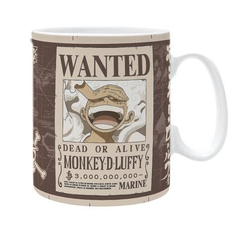 ONE PIECE Luffy Gear 5 Wanted tazza