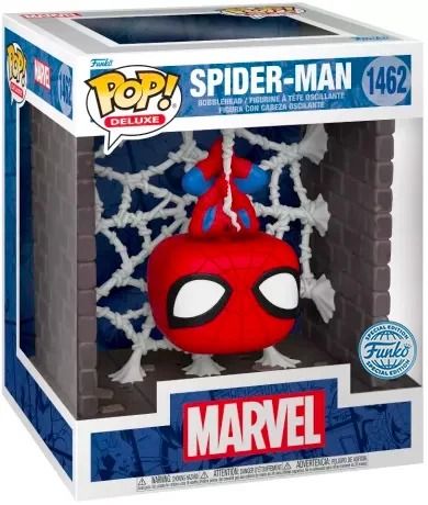 MARVEL FUNKO POP Deluxe Spider-Man (Webbed)