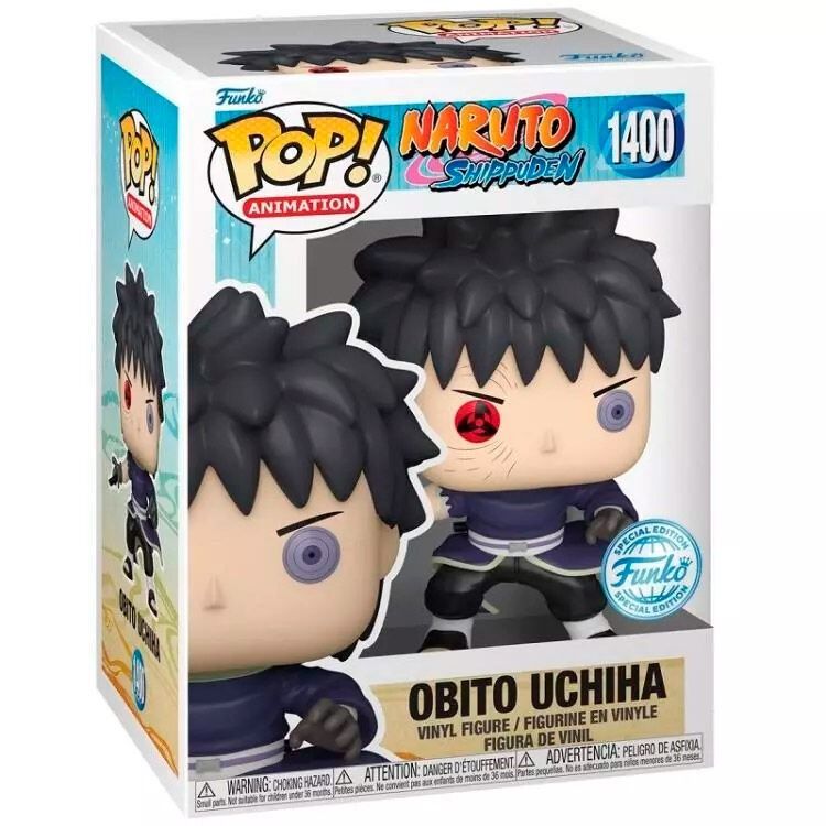 NARUTO FUNKO POP Naruto Shippuden Obito Uchiha Exclusive