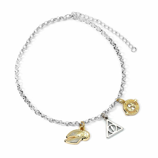 HARRY POTTER Bracciale 3 ciondoli