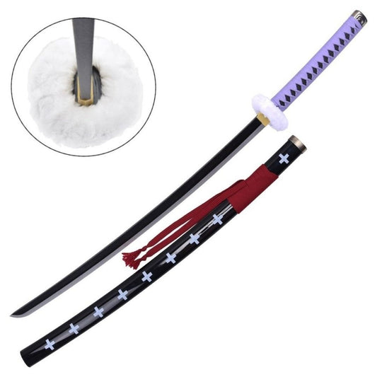 Katana Trafalgar Law di One Piece viola