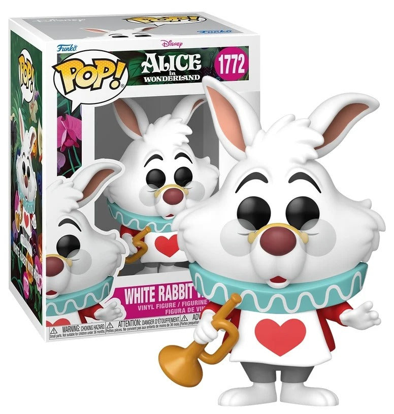 DISNEY FUNKO POP Alice in Wonderland White Rabbit with Horn