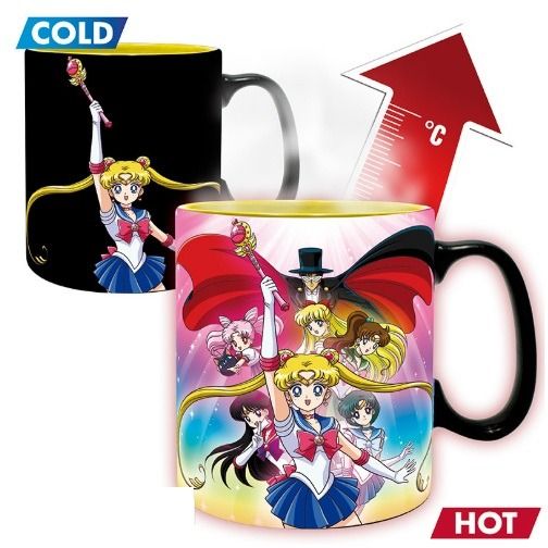 SAILOR MOON Group tazza termo sensibile