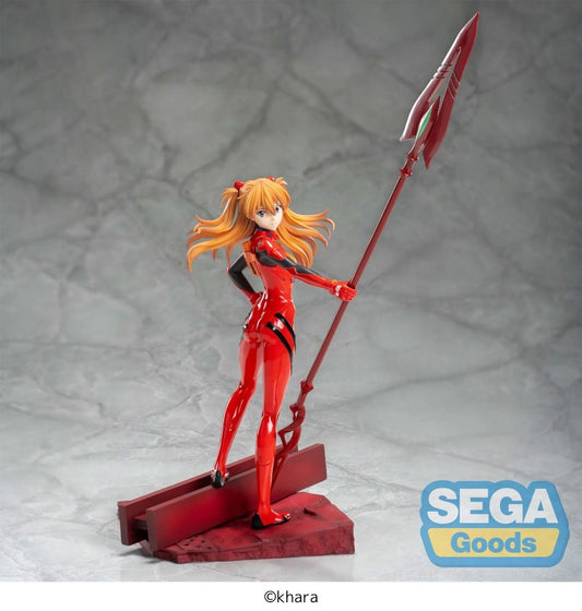 EVANGELION Asuka X Spear of Cassius Luminasta figure