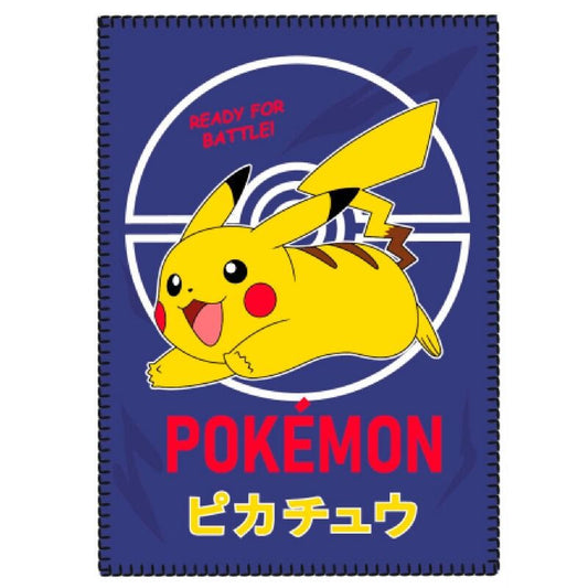 POKEMON Pikachu blu plaid