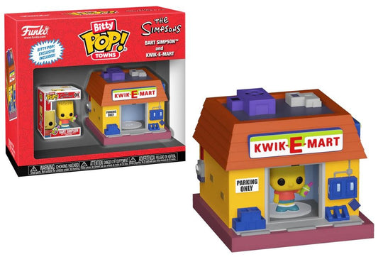 THE SIMPSONS Bitty Pop Town  Bart Simpson and Kwik-E-Mart