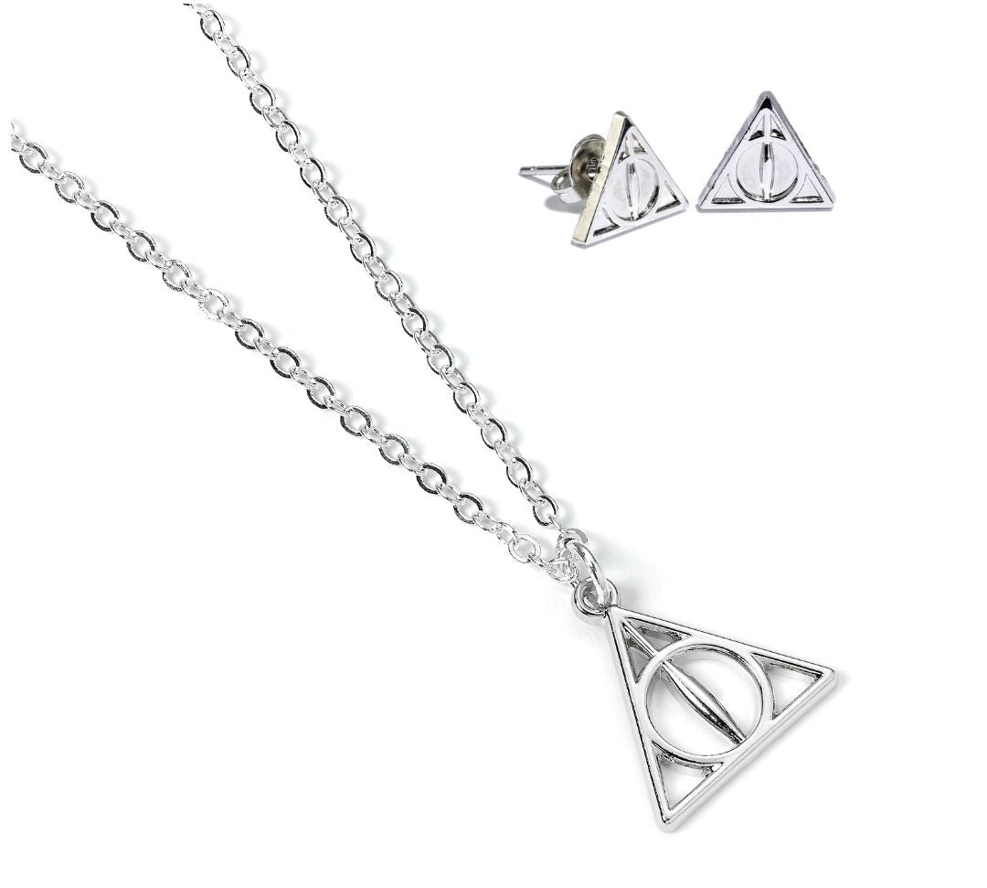 HARRY POTTER Doni della morte set  collana + orecchini