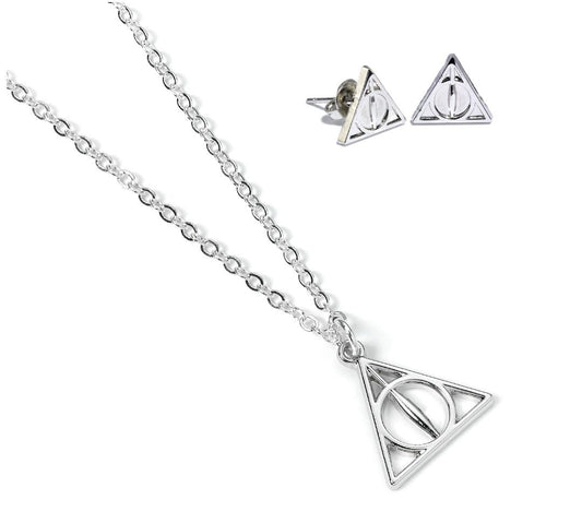 HARRY POTTER Doni della morte set  collana + orecchini