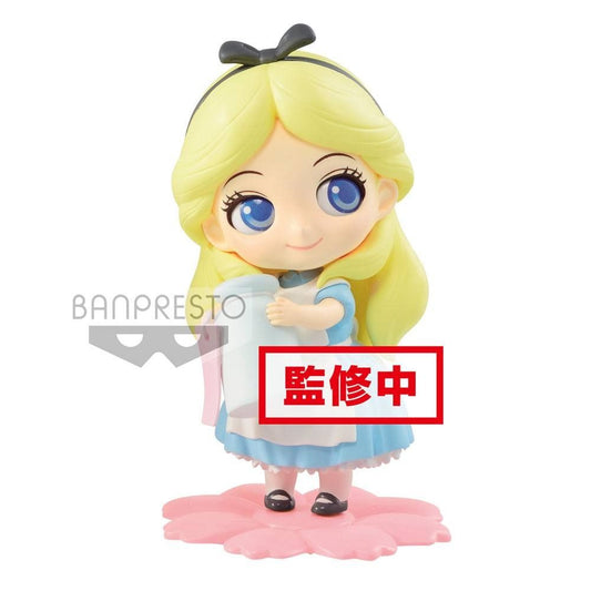 DISNEY Qposket Figura Alice milky color