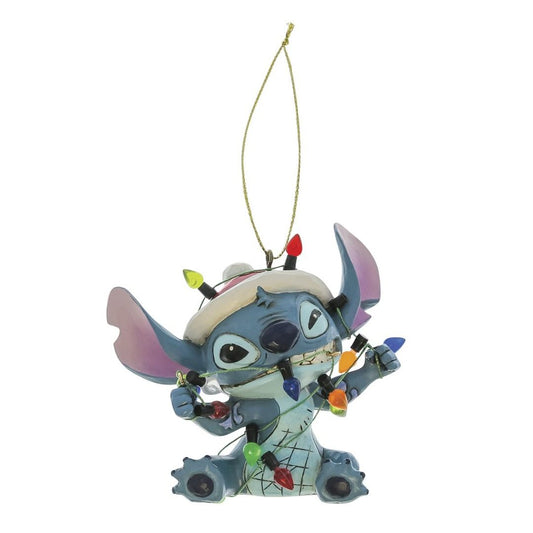 DISNEY TRADITIONS Stitch con le lucine Ornamento