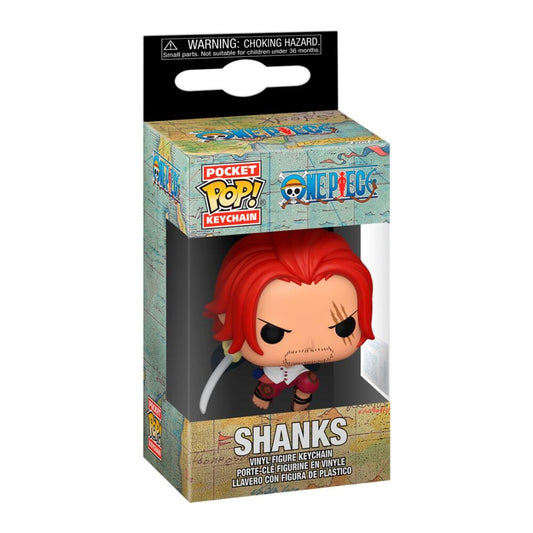 ONE PIECE Funko Pop Shanks portachiavi