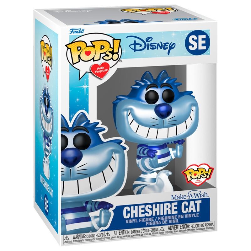 DISNEY FUNKO POP Make a Wish Cheshire Cat Metallic