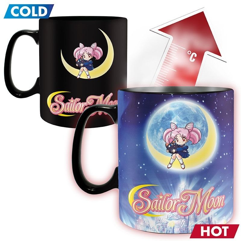 SAILOR MOON Sailor & Chibi tazza termo sensibile