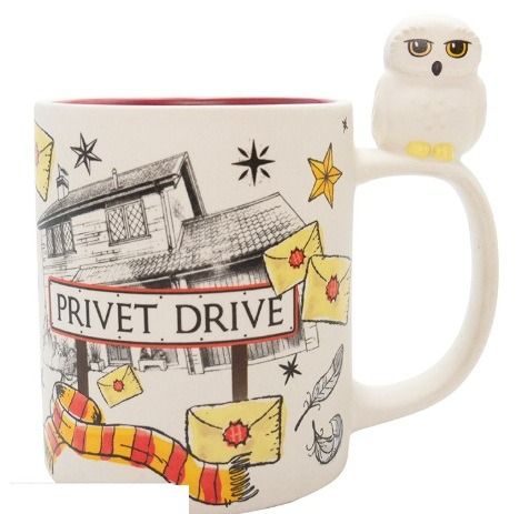 HARRY POTTER Hedwig & Privet Drive tazza 3D