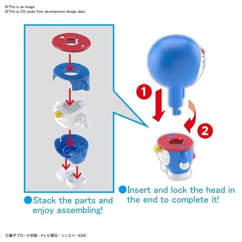 DORAEMON Entry Grade model kit