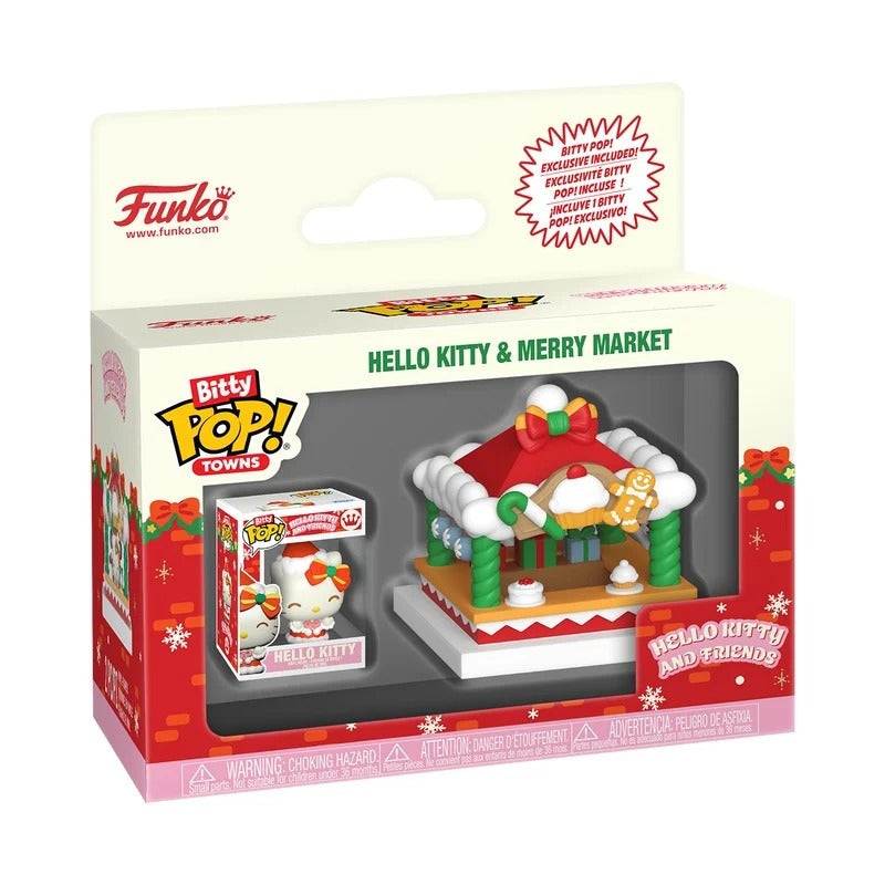 HELLO KITTY FUNKO POP Bitty Pop Town Merry Market & Hello Kitty
