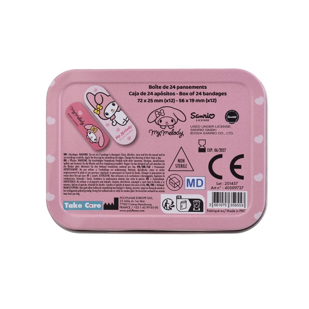 SANRIO My Melody cerotti con scatola in latta