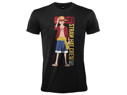 ONE PIECE Luffy t-shirt nera