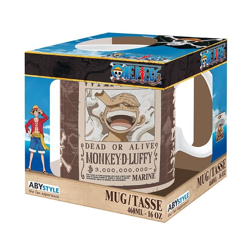 ONE PIECE Luffy Gear 5 Wanted tazza