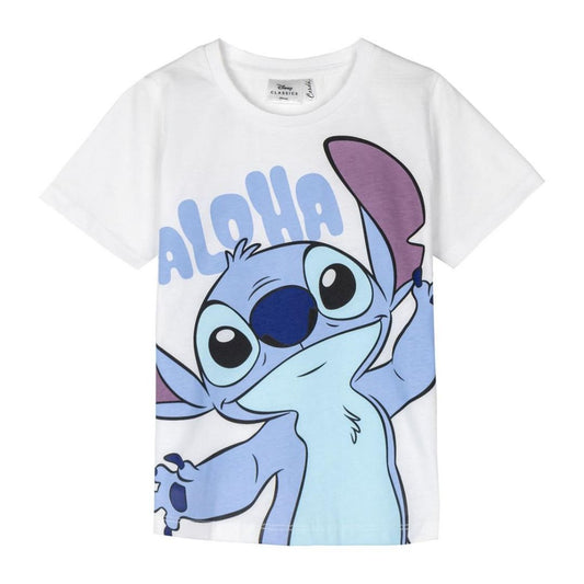 DISNEY Stitch t-shirt bianca kids