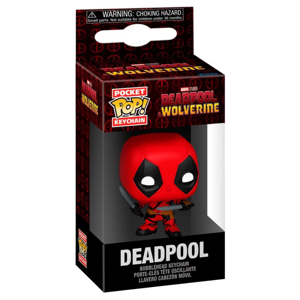 MARVEL Funko Pop Deadpool & Wolverine Deadpool portachiavi