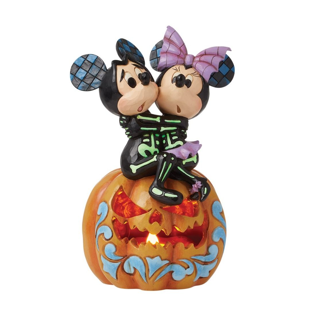 DISNEY TRADITIONS Mickey e Minnie sulla zucca led