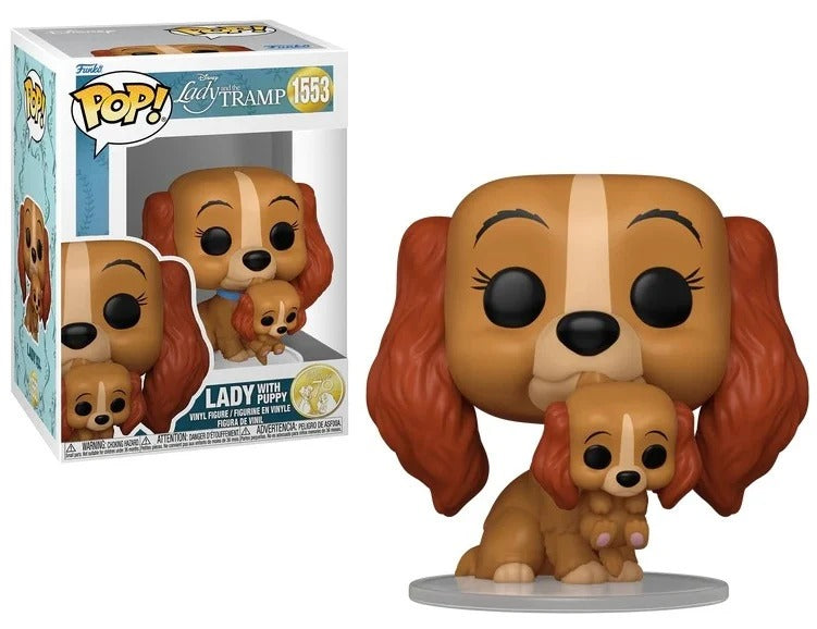 DISNEY FUNKO POP Lilli e il Vagabondo Lady with puppy