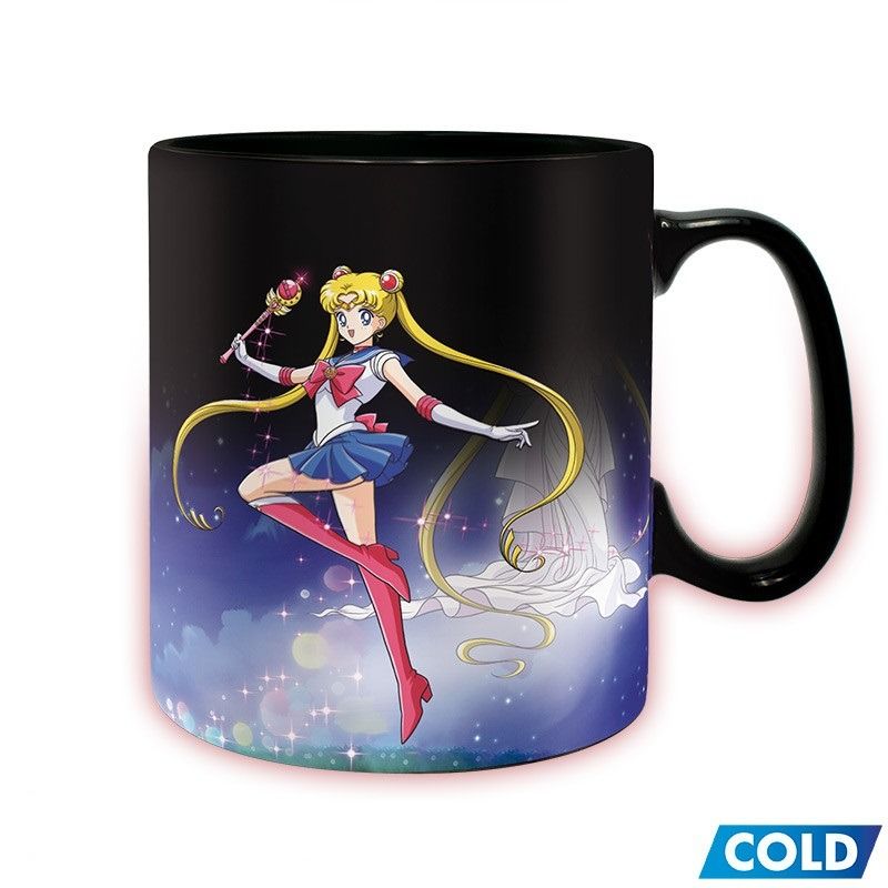 SAILOR MOON Sailor & Chibi tazza termo sensibile