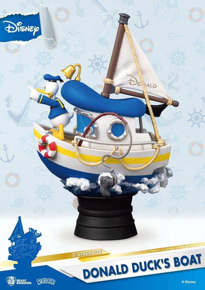 DISNEY Barca di Paperino Diorama D - Stage statua