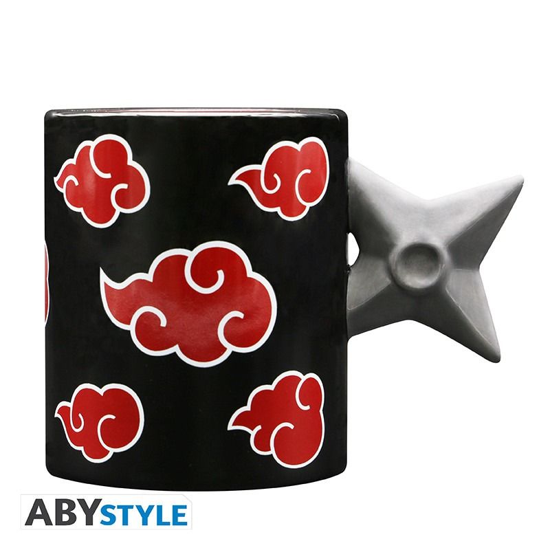 NARUTO Shuriken Akatsuki tazza 3D