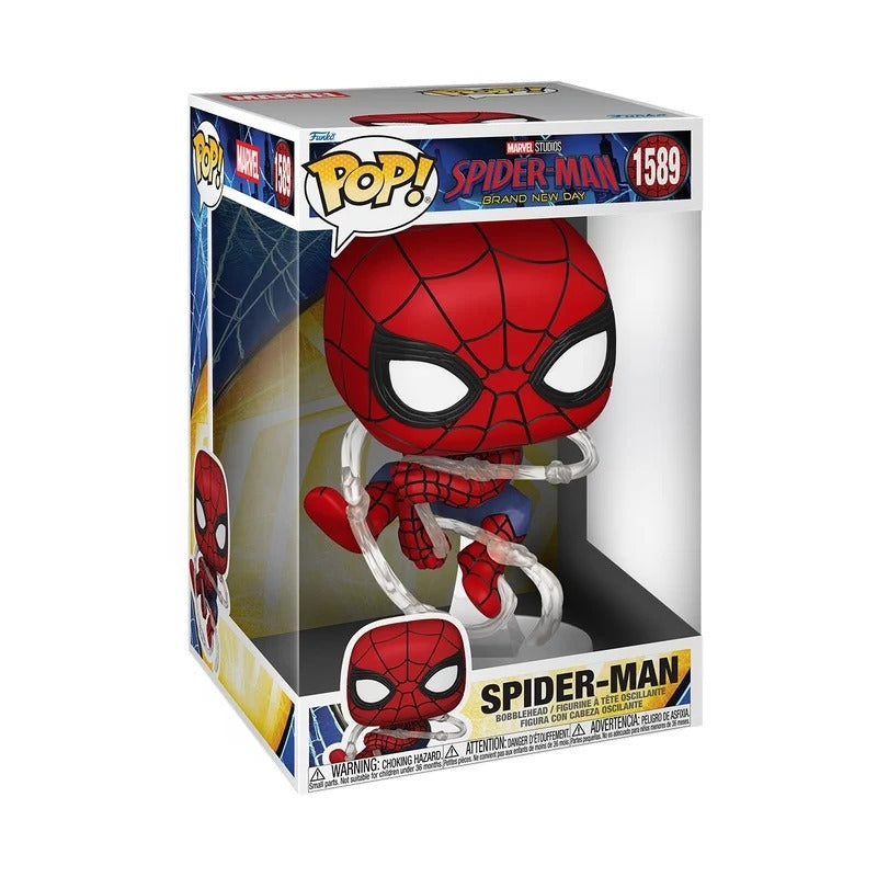 MARVEL FUNKO POP JUMBO Spider-Man Brand New Day Spider-Man (No Way Home)