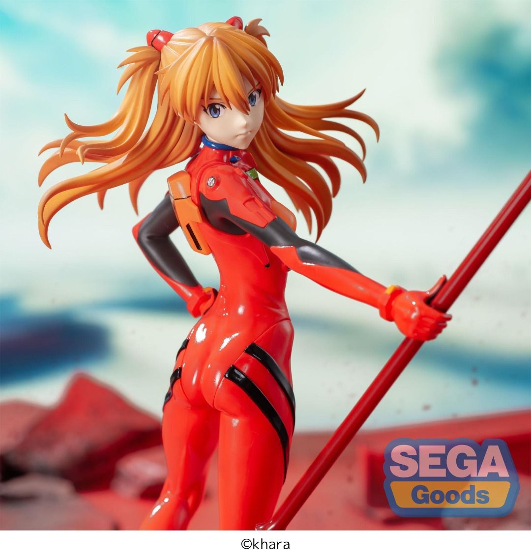 EVANGELION Asuka X Spear of Cassius Luminasta figure
