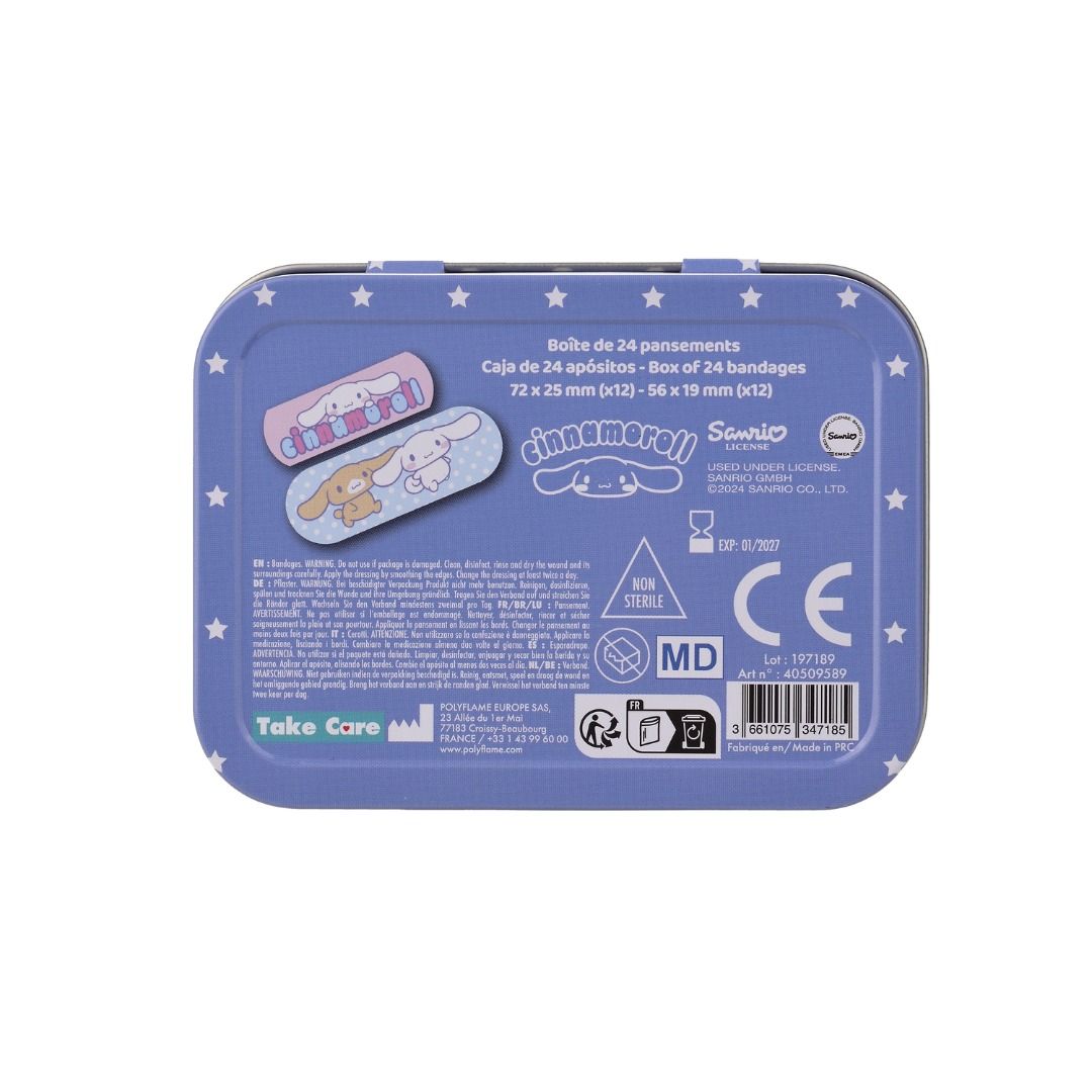 SANRIO Cinnamoroll cerotti con scatola in latta