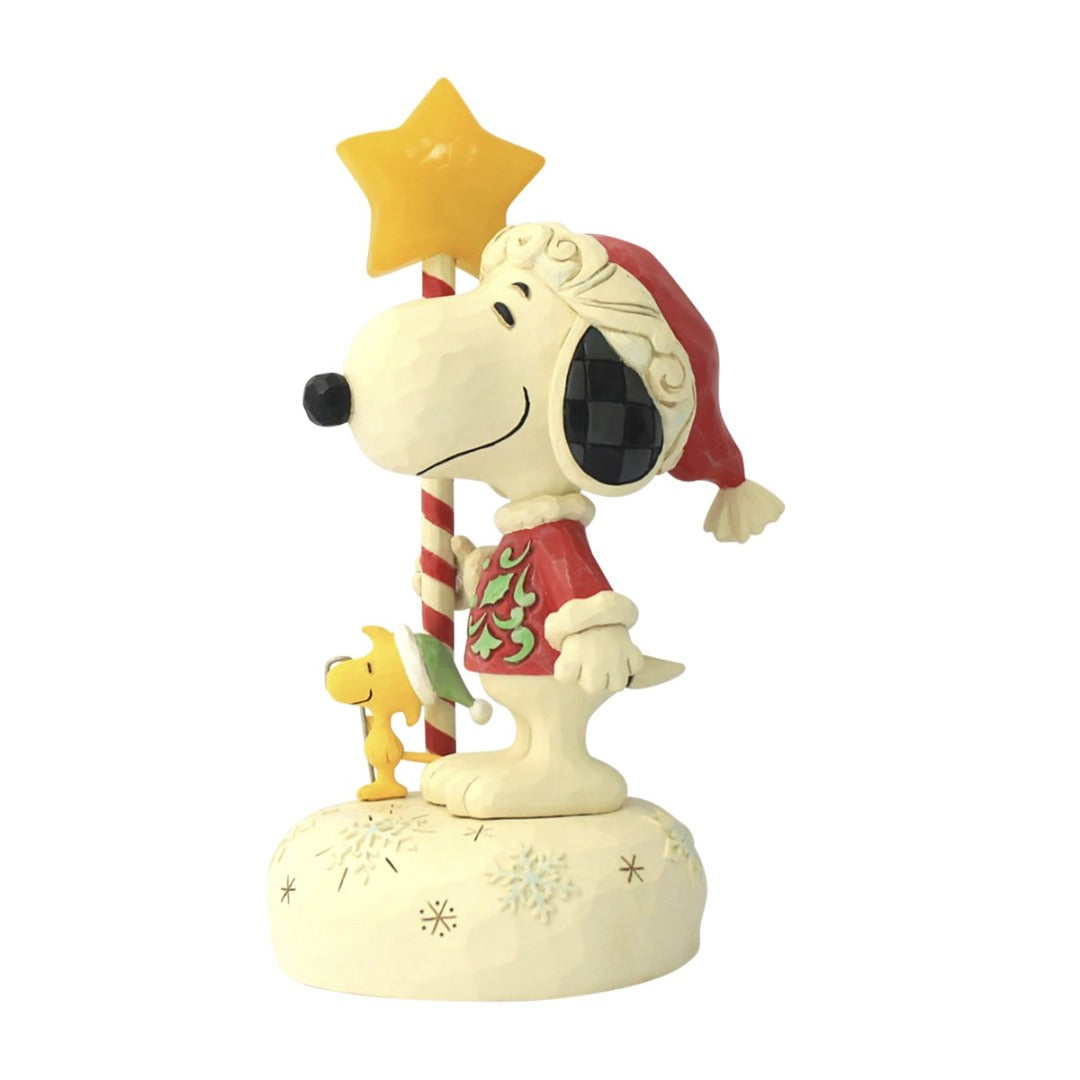 PEANUTS Snoopy con la stella luminosa