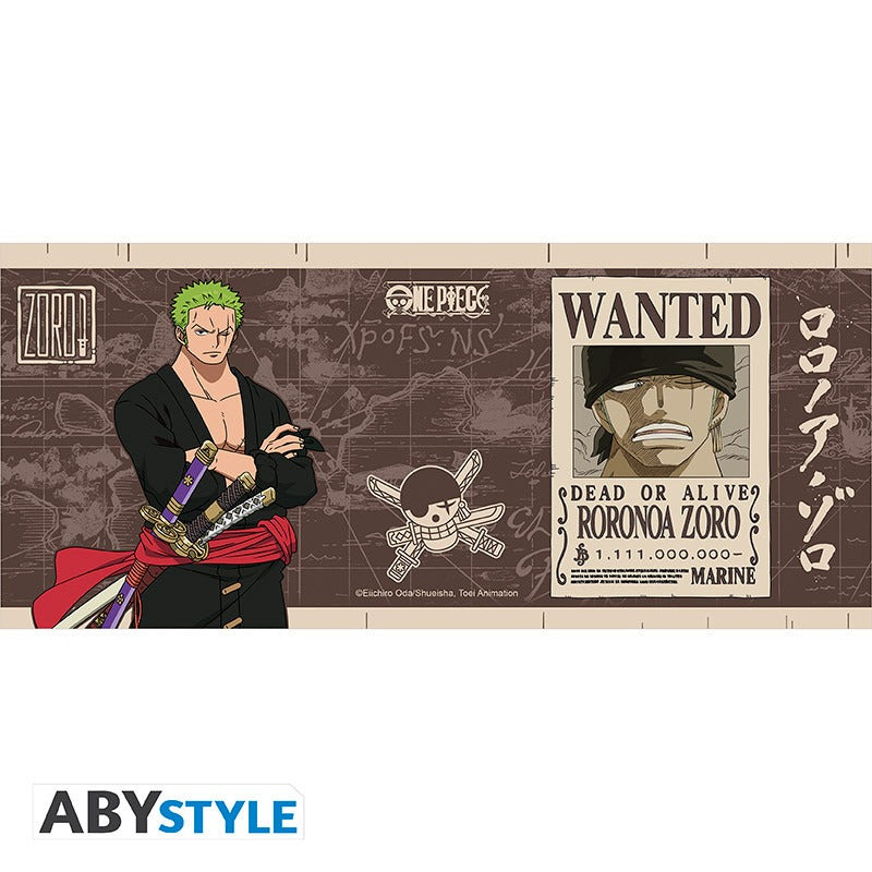 ONE PIECE Wanted Zoro tazza