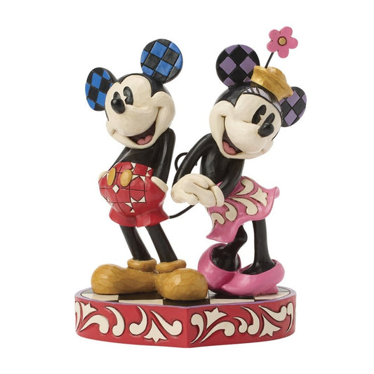 DISNEY TRADITIONS Mickey e Minnie sul cuore