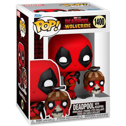 MARVEL FUNKO POP Deadpool & Wolverine Deadpool with Headpool
