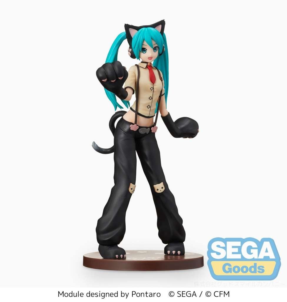 HATSUNE MIKU Project Diva Kitty Cat figure