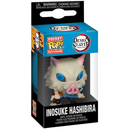 DEMON SLAYER Funko Pop Inosuke Hashibira portachiavi