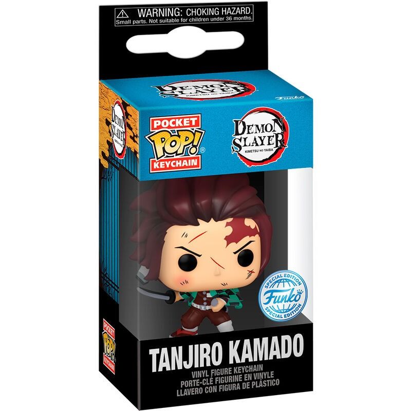 DEMON SLAYER Funko Pop Tanjiro Kamado portachiavi