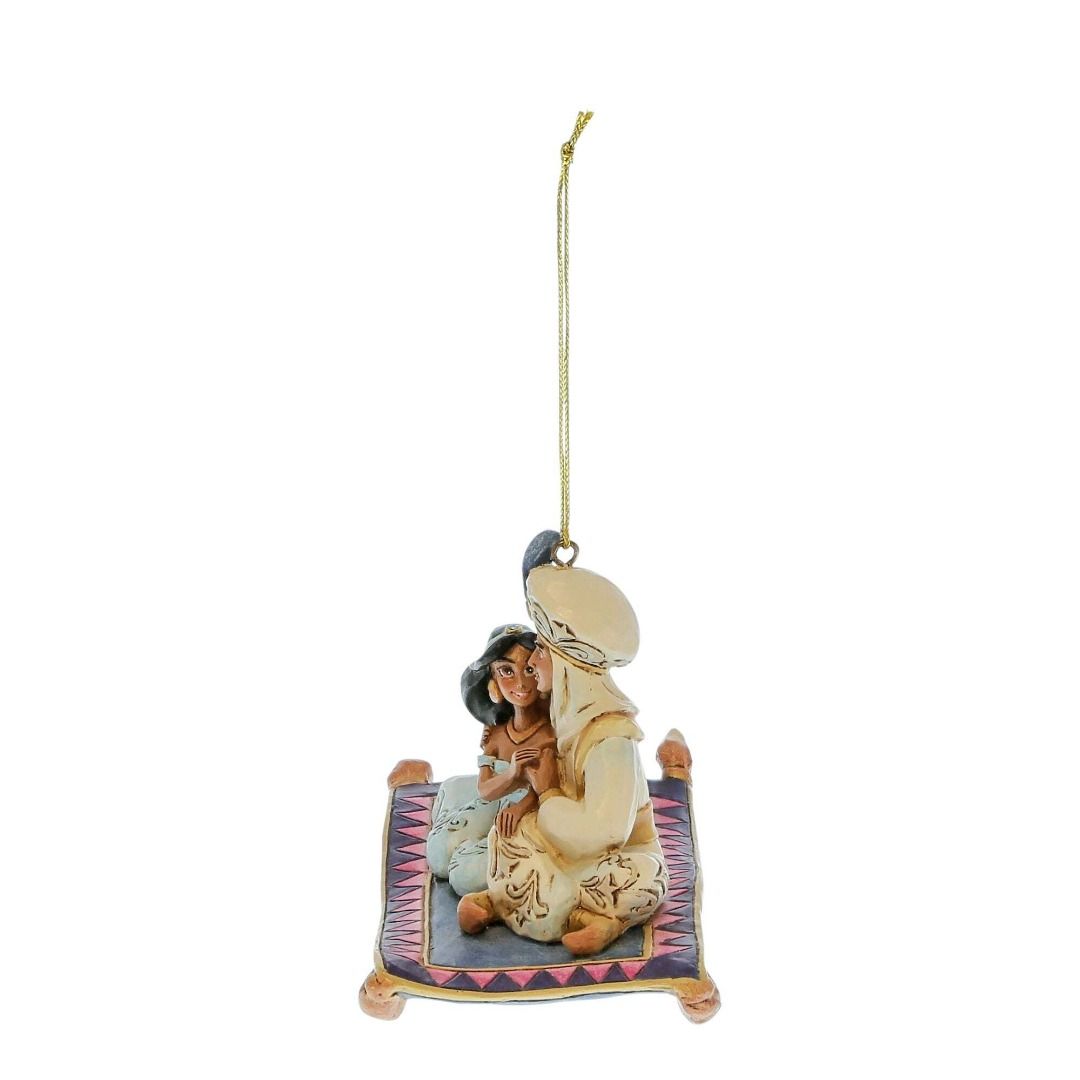DISNEY TRADITIONS Jasmine e Aladdin Ornamento