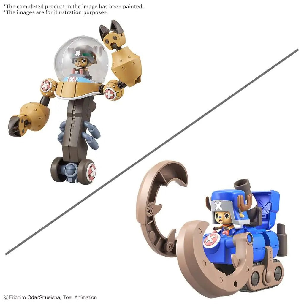 ONE PIECE Chopper Robo Super 2&3 Heavy Armor & Horn Dozer model kit