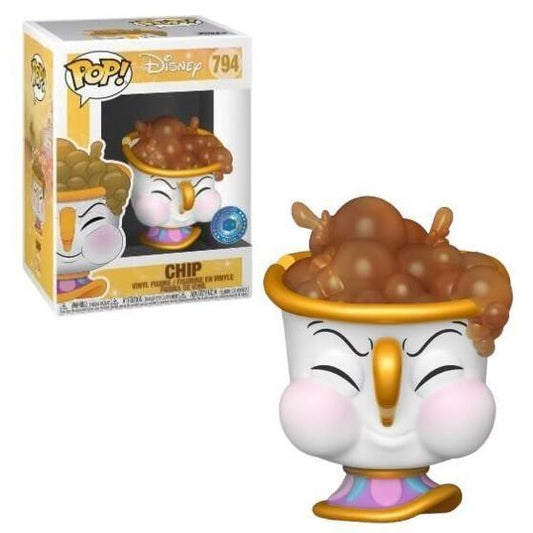 DISNEY FUNKO POP Beauty and The Beast Chip Exclusive