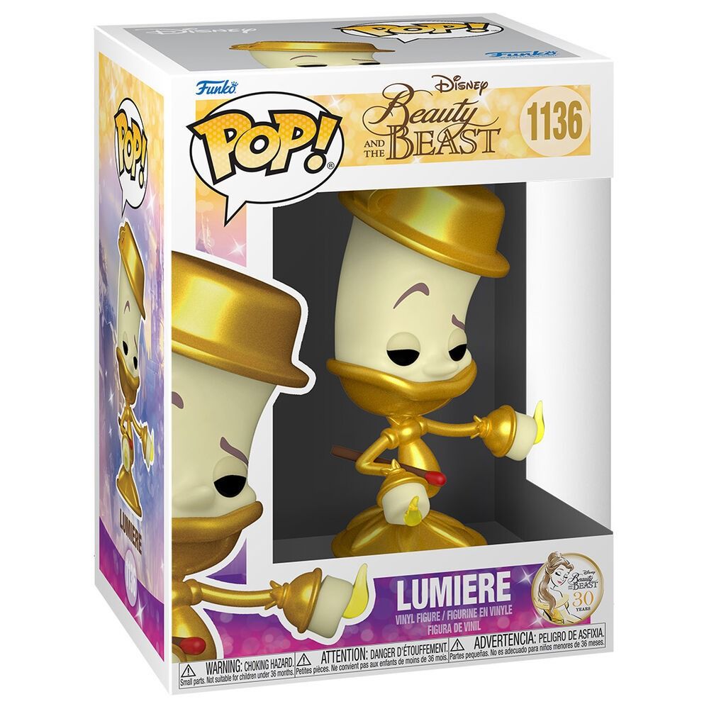 DISNEY FUNKO POP La Bella e la Bestia Lumiere