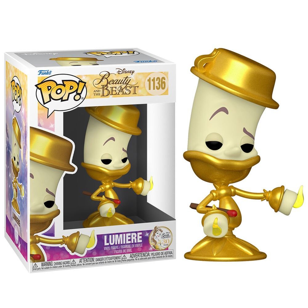 DISNEY FUNKO POP La Bella e la Bestia Lumiere