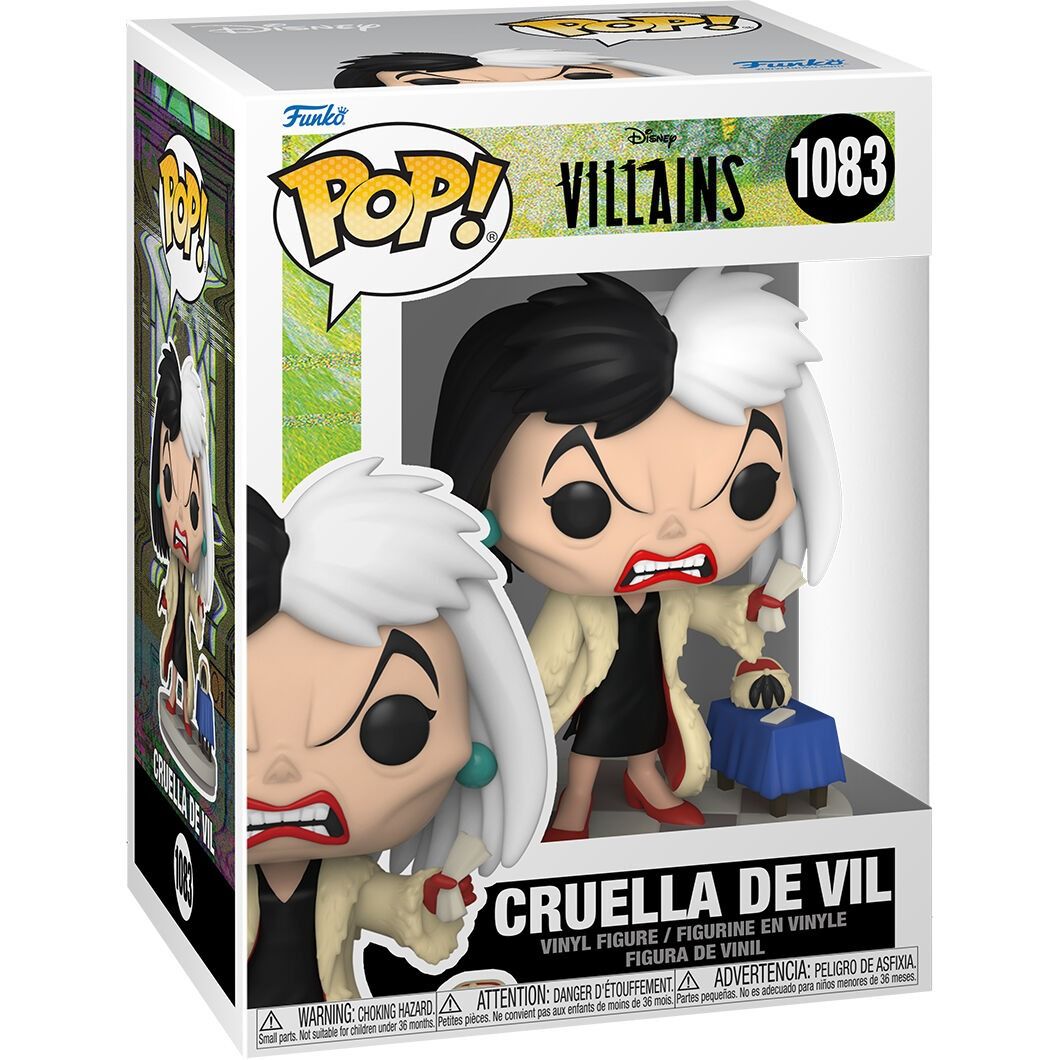 DISNEY FUNKO POP Villains Cruella de Vil