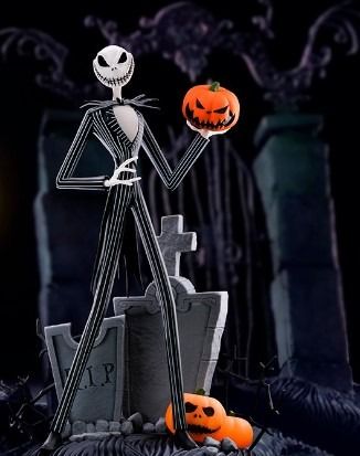 DISNEY Nightmare Before Christmas Jack scary smiling face figure