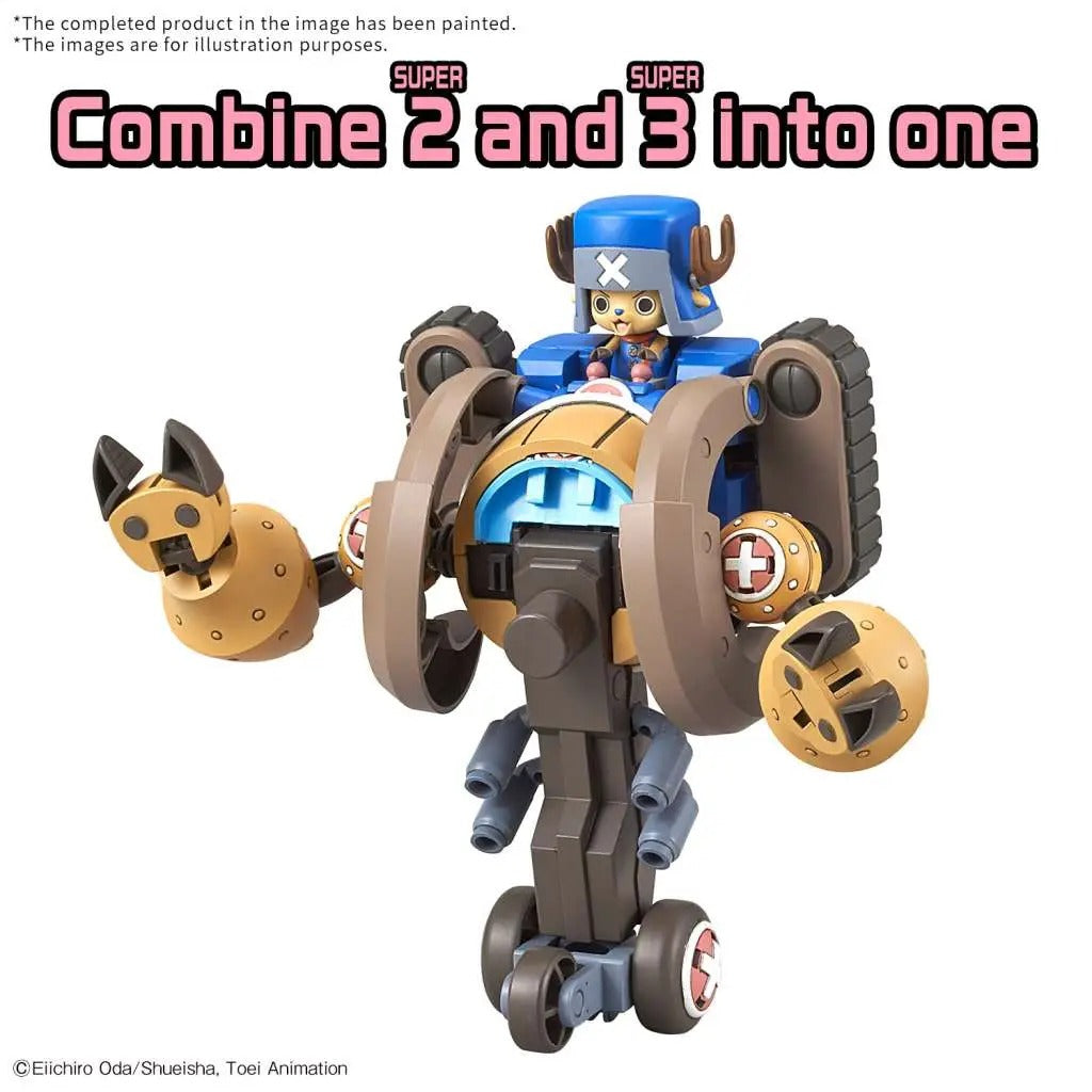 ONE PIECE Chopper Robo Super 2&3 Heavy Armor & Horn Dozer model kit