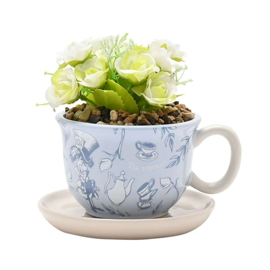 DISNEY Alice tazza con pianta artificiale